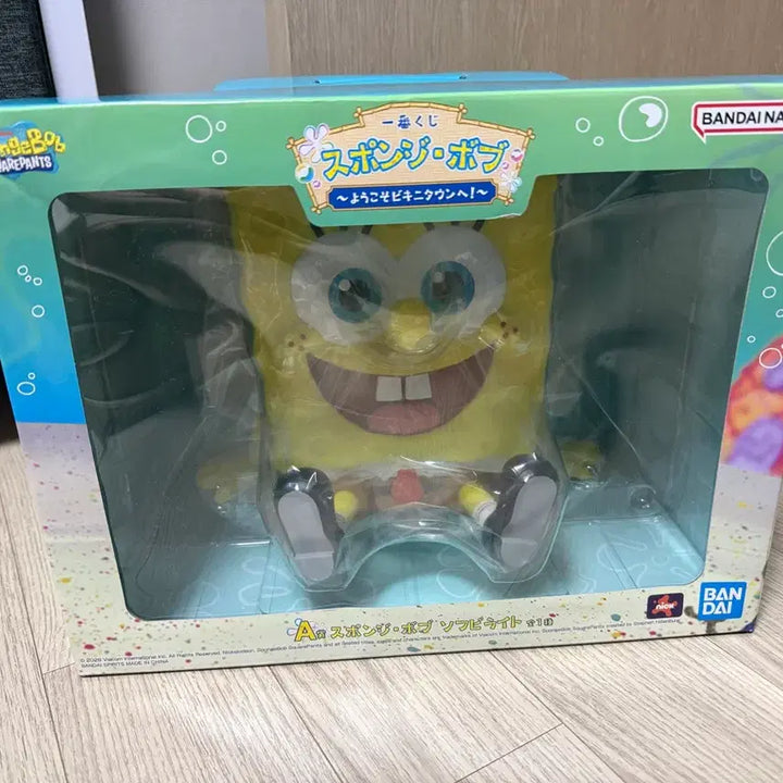 [BUNJANG] Ichiban Kuji SpongeBob A Prize Sofubi Light Figure (Unsealed) / (미개봉)제일복권 스펀지밥 A상 소프비라이트 피규어 새상품