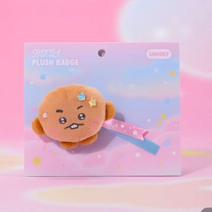 [BUNJANG] BT21 Shooky Suga Sealed Doll Badge / bt21 shooky bts 슈가 (미개봉)