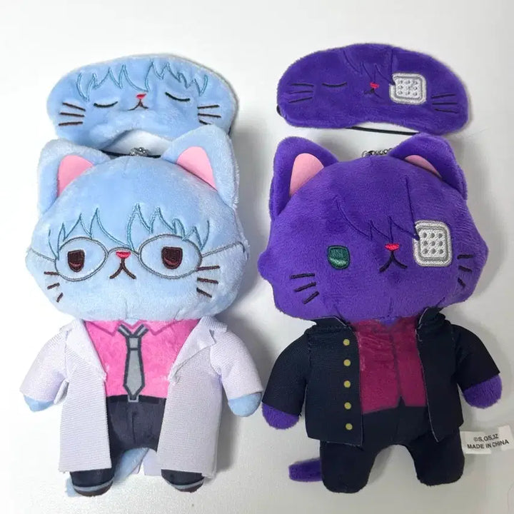 [BUNJANG] Gintama Gintoki &amp; Takasugi Shinsuke Sanjaku Neko Nui Bundle Set / 은혼 긴토키 타카스기 삼젯 네코누이 일괄
