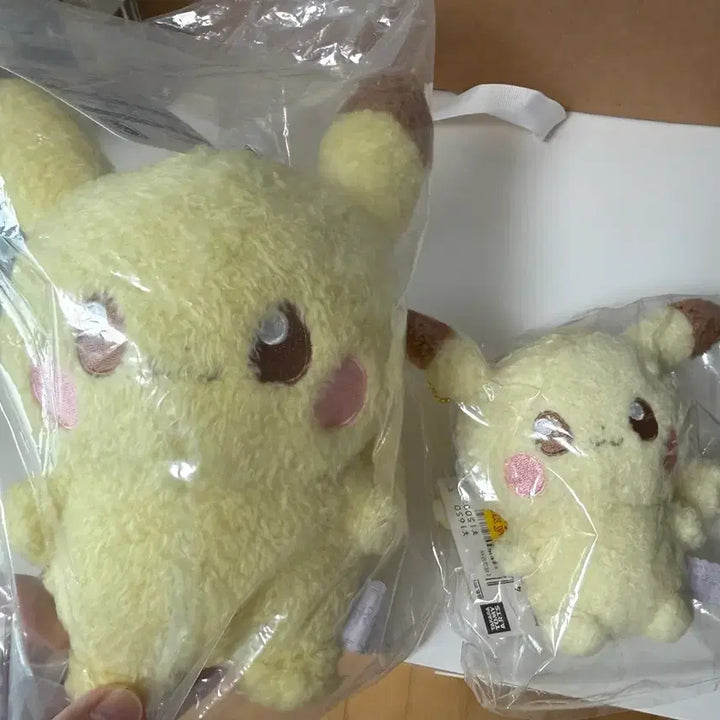 [BUNJANG] Pokemon Pocket Peace Pikachu Plush Keychain Bundle / 포켓몬스터 포켓피스 피카츄 인형 새상품 키링 일괄