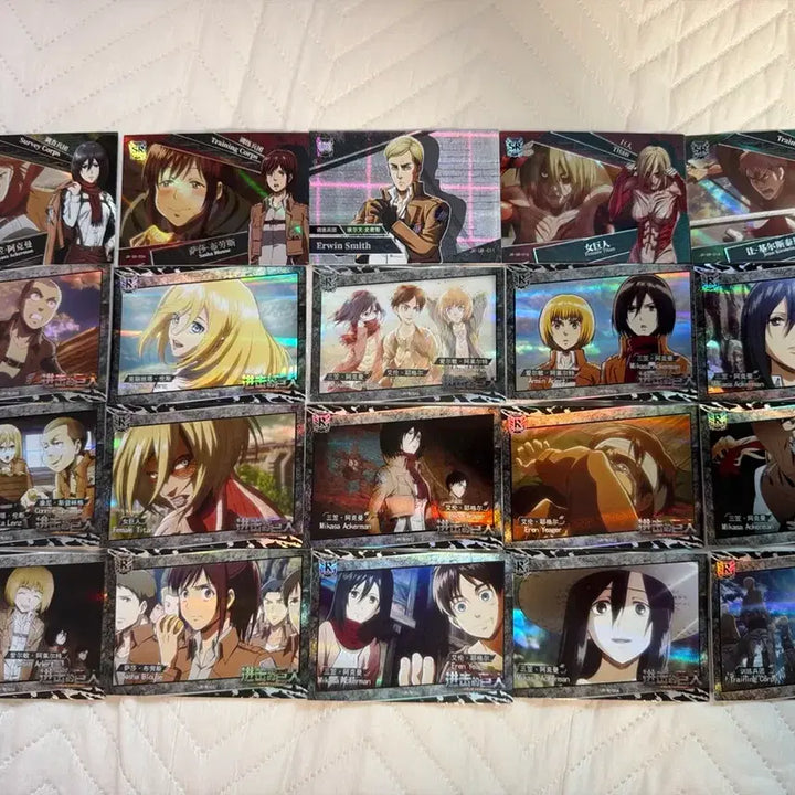 [BUNJANG] Attack on Titan Card Bundle Set (20 Cards) / 진격의 거인 카드 20장 일괄