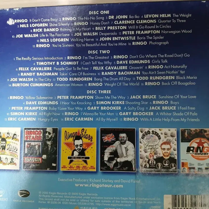 [BUNJANG] Ringo Starr His All-Starr Band Anthology...So Far 3CD Set / 비틀즈 멤버 링고스타 올스타 밴드3cd