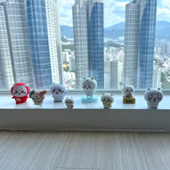 [BUNJANG] Cheekawaii Figure Set (8 Types) / 먼작귀 치이카와 피규어 8종 일괄