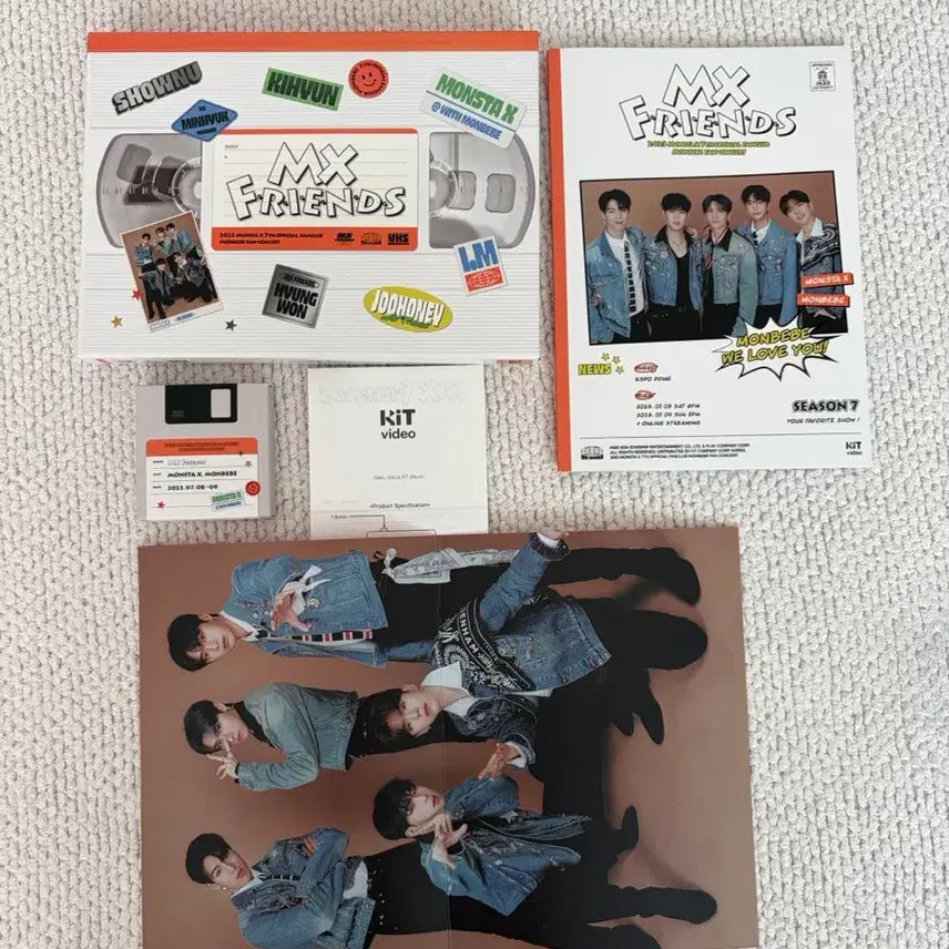 [BUNJANG] MONSTA X MONBEBE Fan-con Friends Kit / 몬스타엑스 몬베베 팬콘 프렌즈 키트
