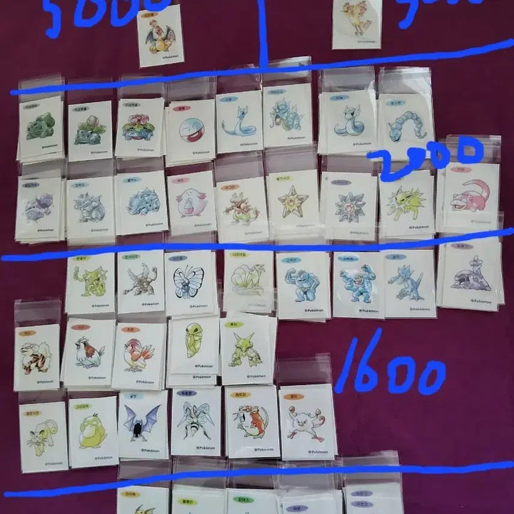 [BUNJANG] Pokemon 30th Anniversary Stickers / 포켓몬 띠부씰 신상 판매 아트워크 30주년