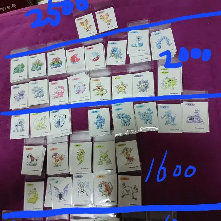 [BUNJANG] Pokemon 30th Anniversary Stickers / 포켓몬 띠부씰 신상 판매 아트워크 30주년