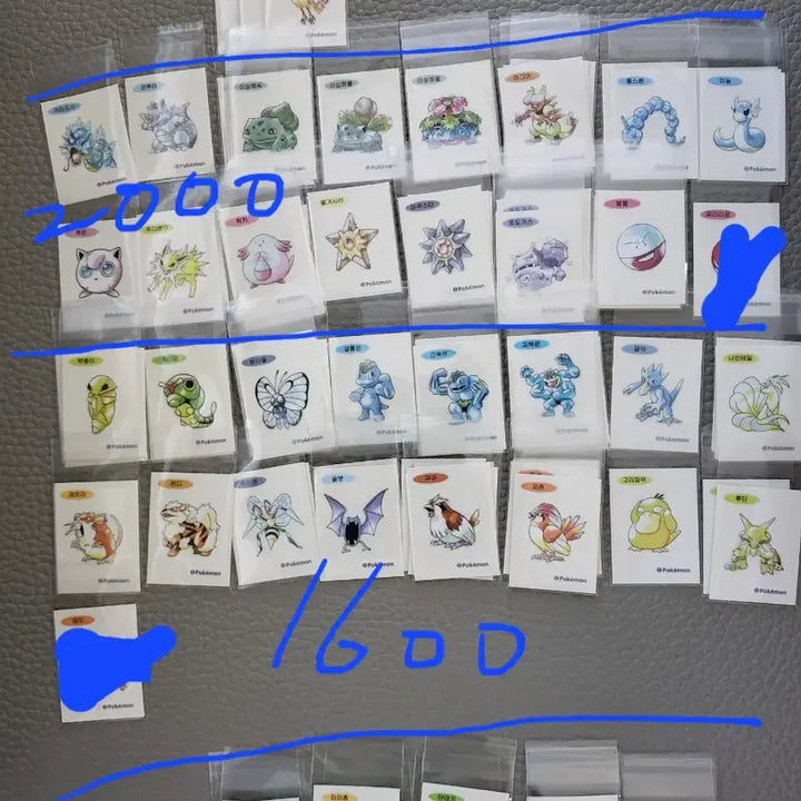 [BUNJANG] Pokemon 30th Anniversary Stickers / 포켓몬 띠부씰 신상 판매 아트워크 30주년