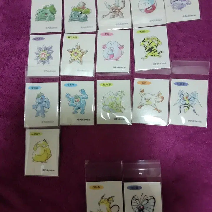 [BUNJANG] Pokemon 30th Anniversary Stickers / 포켓몬 띠부씰 신상 판매 아트워크 30주년