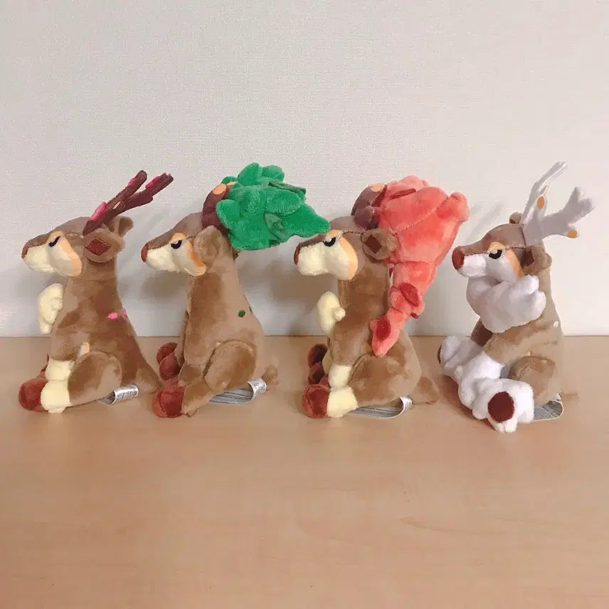 [BUNJANG] Pokemon Seasonal Set Fit Plush Dolls (4 Items) / 포켓몬 바라철록 fit 인형 4개 일괄