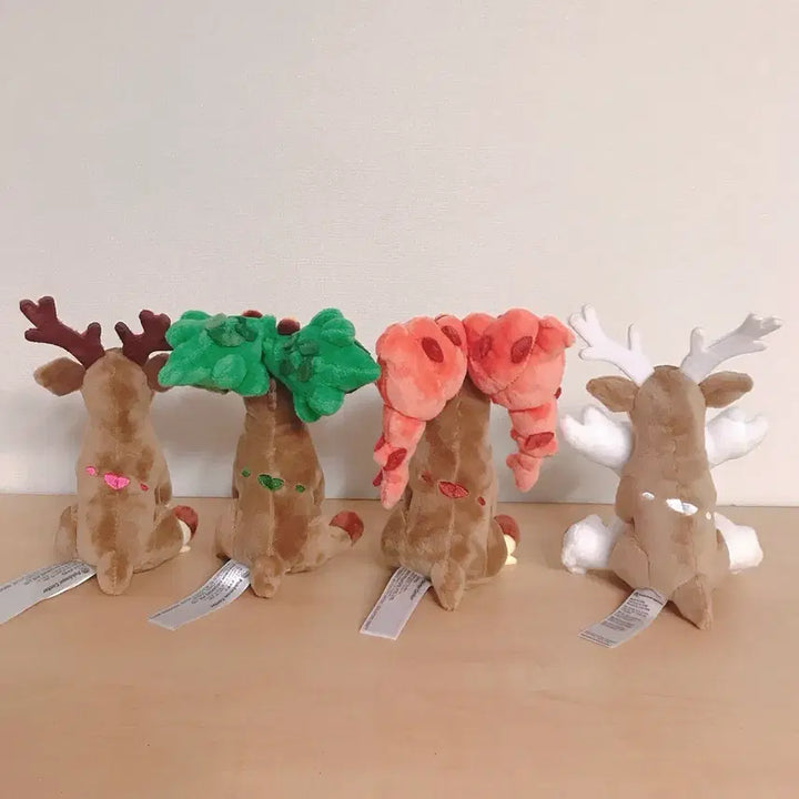 [BUNJANG] Pokemon Seasonal Set Fit Plush Dolls (4 Items) / 포켓몬 바라철록 fit 인형 4개 일괄