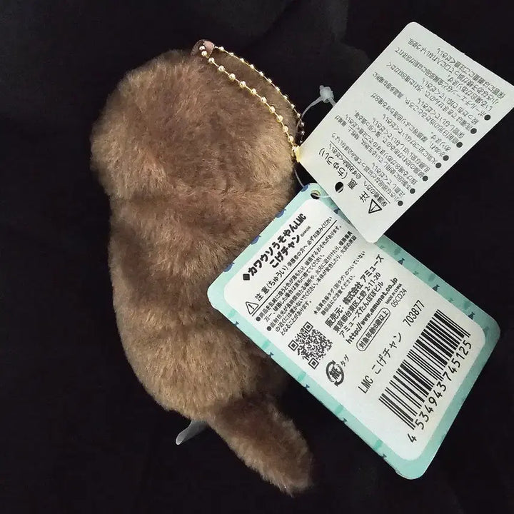 [BUNJANG] Amuse Sea Otter Plush Charm (Brown, 11cm) / 어뮤즈 해달 수달 인형 브라운 11cm 키링 브라운 / 소소happy