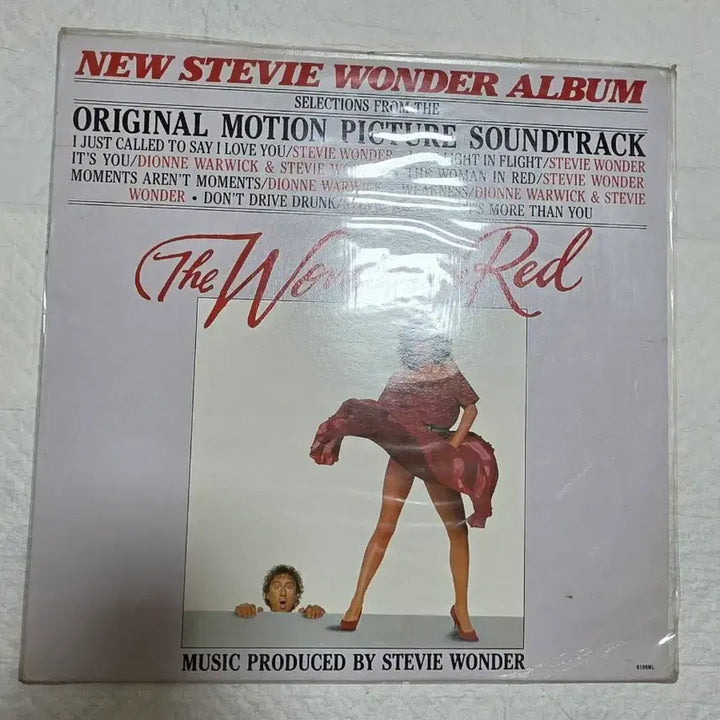 [BUNJANG] Stevie Wonder The Woman in Red OST Unsealed LP / 스티비 원더 미개봉 LP The Woman in Red OST