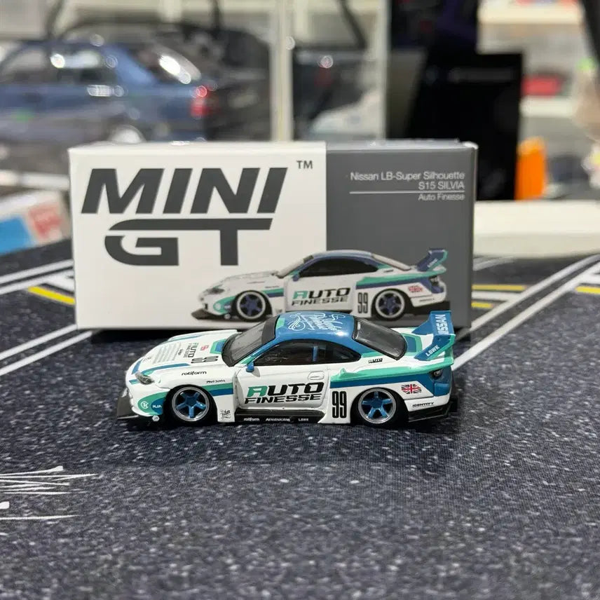 [BUNJANG] 1:64 Mini GT Nissan Silvia S15 Liberty Walk Autopine Model Car / 1:64 미니지티 490 닛산 실비아 S15 리버티워크 오토피네스