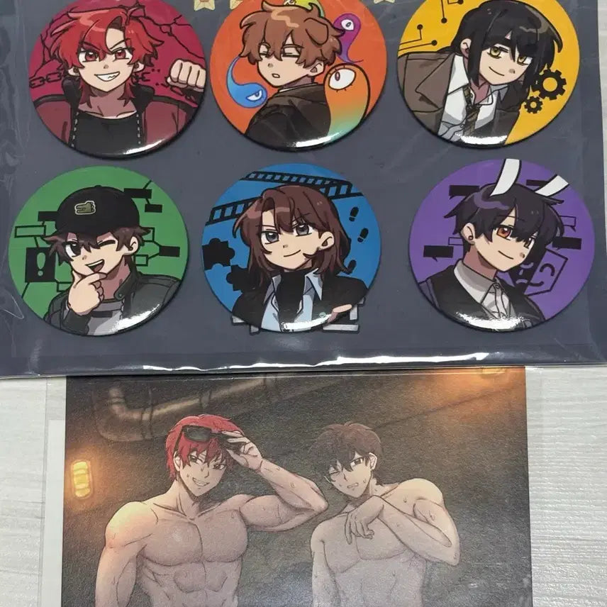 [BUNJANG]  잠뜰 Misuban Can Badge Set / 잠뜰 미수반 캔뱃지 세트