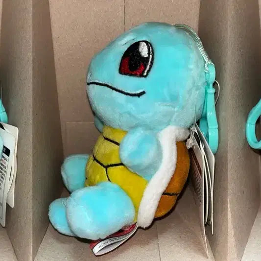 [BUNJANG] Pokemon Squirtle Doll Keychain 2 Types / 포켓몬 꼬부기 인형 키링 2개