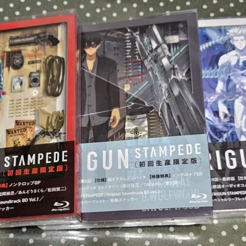 [BUNJANG] Trigun Stampede Season 1 Limited Edition Blu-ray Set / 트라이건 스탬피드 1기 초회한정판 블루레이 1~3완 일괄판매