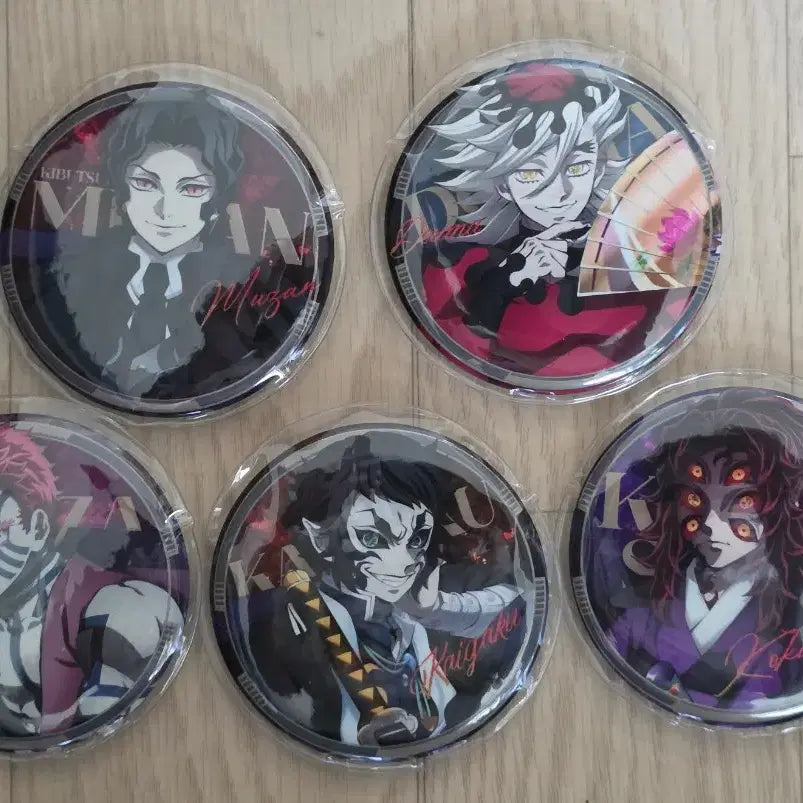 [BUNJANG] Demon Slayer Upper Rank 5-Piece Badge Set / 귀멸의 칼날 상현 뱃지 5종 세트