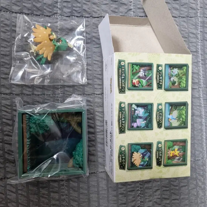 [BUNJANG] Re-Ment Frame Deep Woods Mockniffer Figure / 포켓몬 모크나이퍼 피규어) 리멘트 프레임 딥우즈 녹음이 짙은 숲