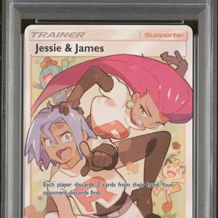 [BUNJANG] Pokemon Team Rocket Jessie &amp; James North American Edition PSA 10 Graded Card / PSA 10 포켓몬스터 북미판 로켓단 로사와 로이