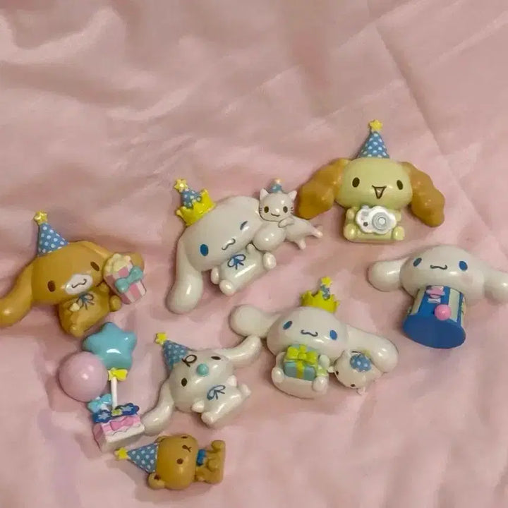 [BUNJANG] Cinnamoroll Afterparty Secret Figure Set (Discontinued) / (6종일괄)(단종) 시나모롤 애프터파티 피규어