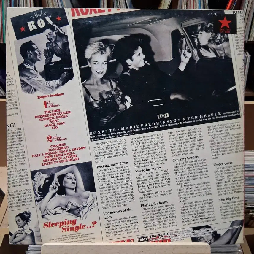 [BUNJANG] Roxette Look Sharp! Album LP / 스웨덴 최고 혼성듀오 록세트 룩 샤프! 앨범 LP