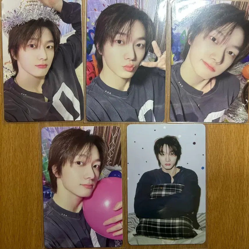 [BUNJANG] BOYNEXTDOOR Sung Ho Birthday Photocard with MD Goods / 보넥도 성호 생일 포카 엠디 포함 양도