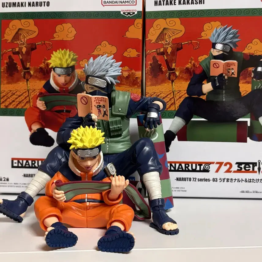 [BUNJANG] Banpresto Naruto Uzumaki &amp; Hatake Kakashi Figure Set / 반프레스토 나루토 우즈마키 나루토/하타케 카카시 피규어 72