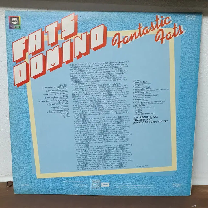 [BUNJANG] Fats Domino Fats Domino LP UK Pressing / 팻 도미노 FATS DOMINO LP 영국반