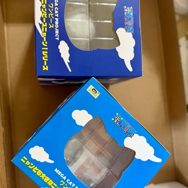 [BUNJANG] Megacat Project Luffy &amp; Trafalgar Law Bundle Set Figures / 메가캣 냥피스 빅냥피스 루피 트라팔가 로우 일괄