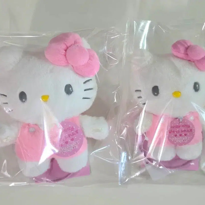 [BUNJANG] Sanrio Hello Kitty Pitatto M &amp; S Plush Set / (일괄) 산리오 헬로키티 피탓토 M S 키티 인형