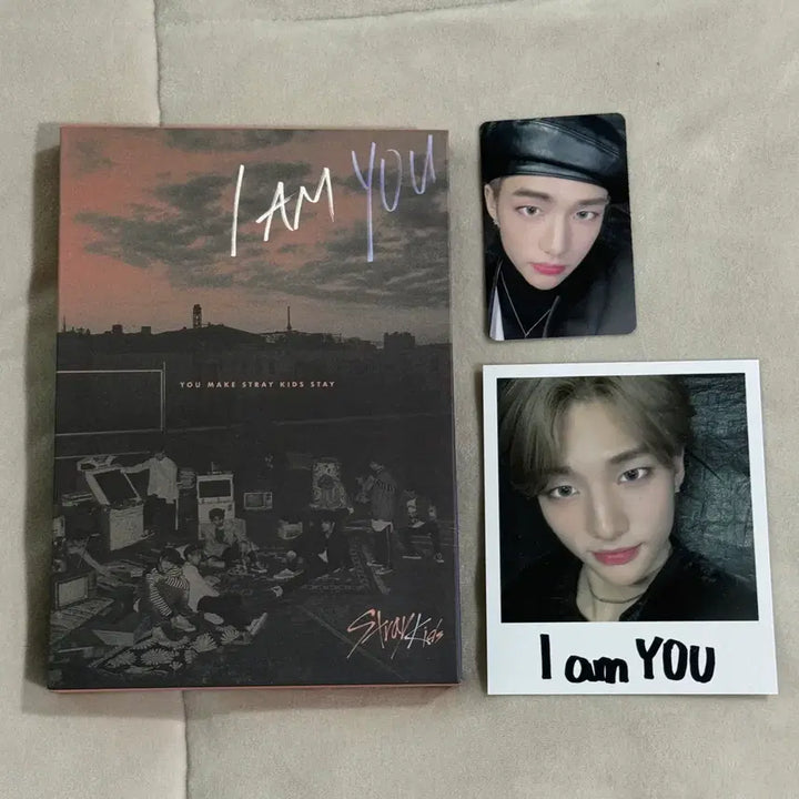 [BUNJANG] Stray Kids Hyunjin I Am YOU Taiwan Photocard + Fake Polaroid + Album Bundle Set / 스트레이키즈 현진 아엠유 대만 포카 + 짭폴라 + 앨범 일괄