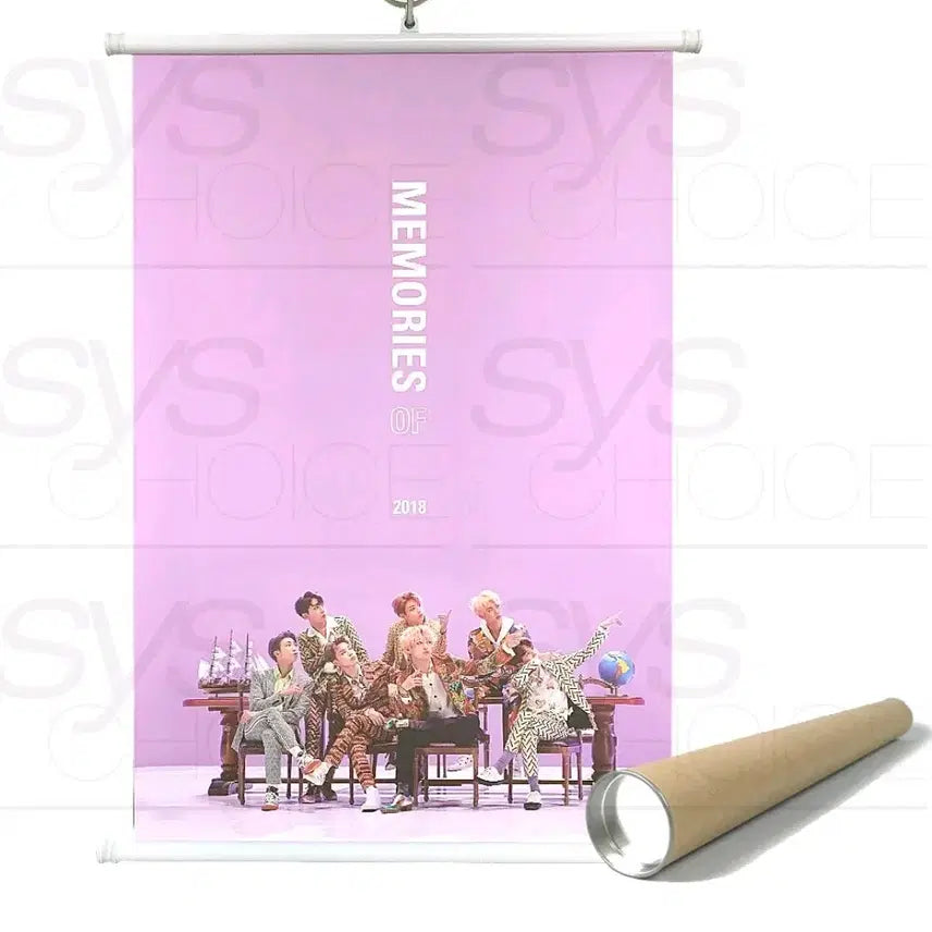 [BUNJANG] BTS 2018 Memories Wall Scroll Poster / bts 2018 memories poster 방탄 메모리즈 족자