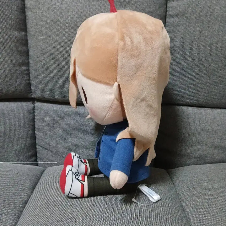 [BUNJANG] Chainsaw Man Power Pochita FuwaPuchi Plush Doll (Medium) / 체인소맨 파워 포치타 후와푸치 봉제인형 누이 중형인형 양도 판매