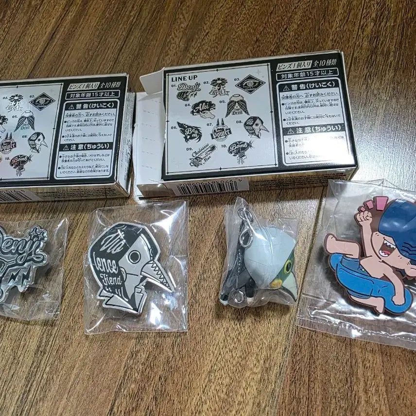 [BUNJANG] Chainsaw Man Motif Pins (Denji, Power) Bundle Set / 체인소맨 모티브 핀 2종 일괄판매