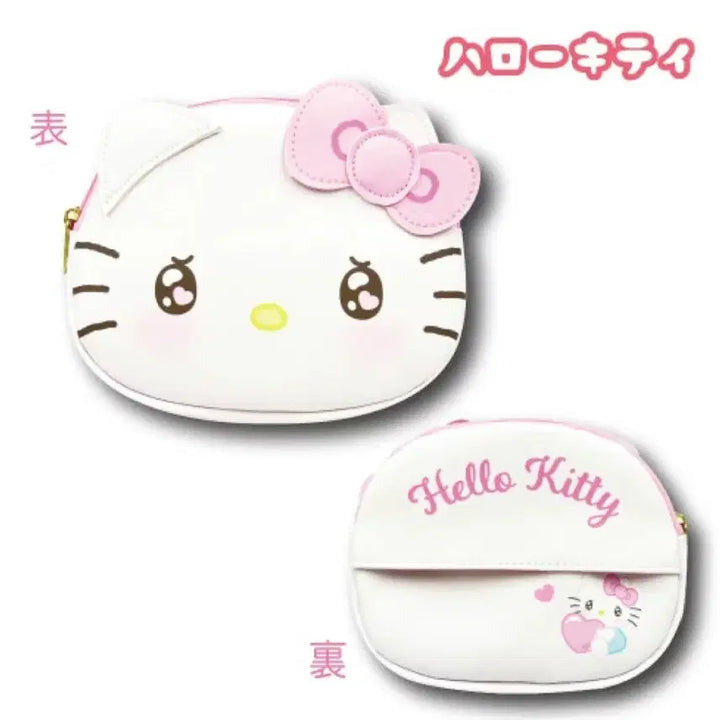 [BUNJANG] Sanrio Hello Kitty Emokyun Coin Pouch / 산리오 헬로키티 에모큥 키티 동전지갑 파우치