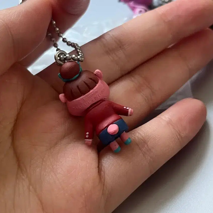 [BUNJANG] Classic Animal Crossing Somi Figure Keychain / 고전 동물의숲 솜이 피규어 키링