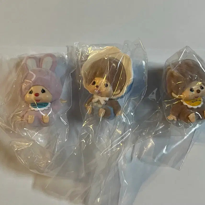 [BUNJANG] Bandai Monchhichi Fluffy Gacha Bebichhichi Chimutan / 반다이 몬치치 플로키 가챠 베비치치 치무탄