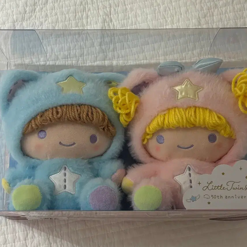 [BUNJANG] Sanrio Little Twin Stars 50th Anniversary Kiki Lala Plush / 산리오 리틀트윈스타 50주년 키키라라 누이 인형