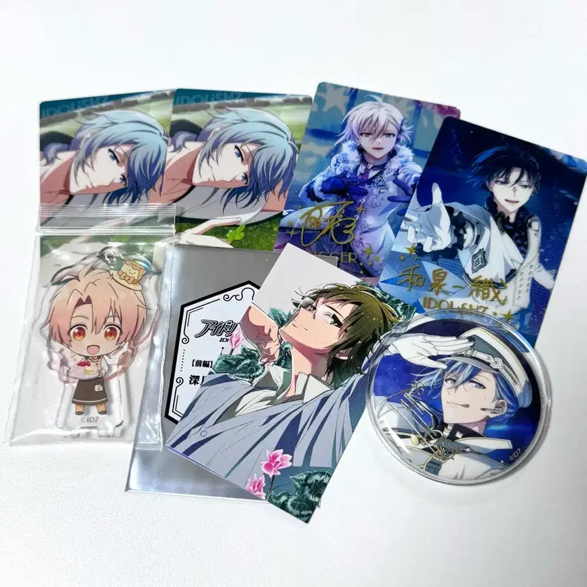 [BUNJANG] IDOLiSH7 Tamaki Yamato Mitsuki Merchandise Bundle (Paper, Acrylic, Badge) / 아이나나 타마키 야마토 미츠키 특전 지류, 아크릴, 뱃지 일괄