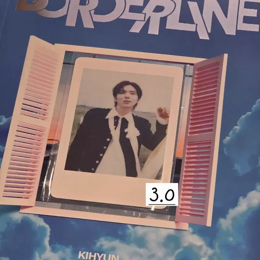 [BUNJANG] MONSTA X Kihyun Withmuu Lucky Draw Set Special Photocard / 기현 보더라인 쏘굿 위드뮤 럭드 러키드로우 세트 특전 폴라