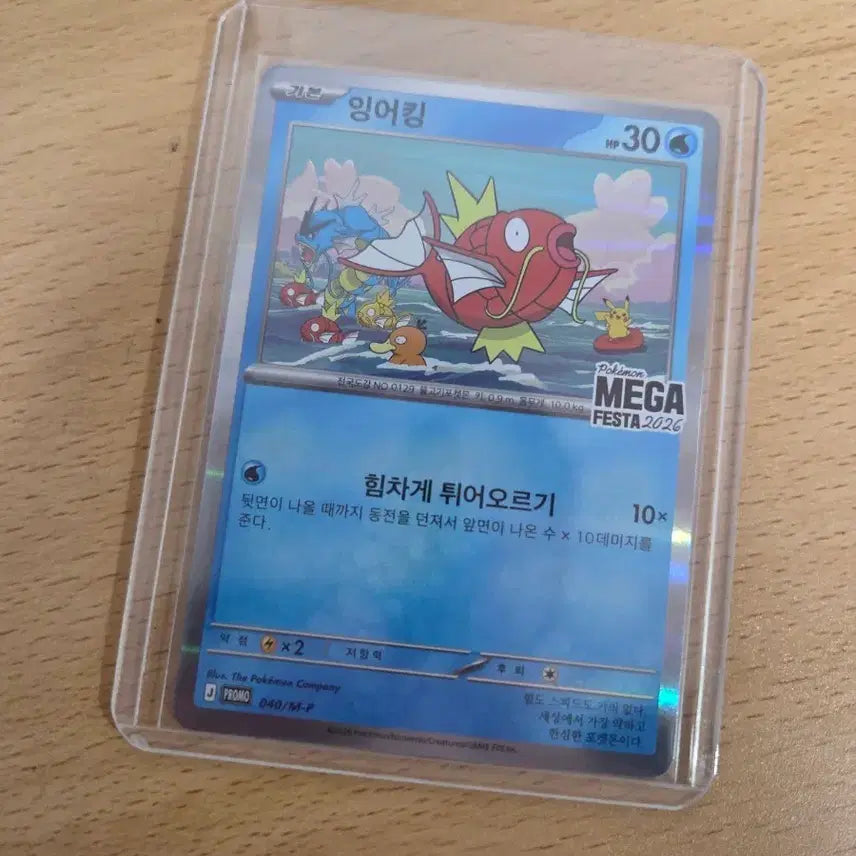 [BUNJANG] Pokemon Magikarp Trading Card / 포켓몬카드 잉어킹