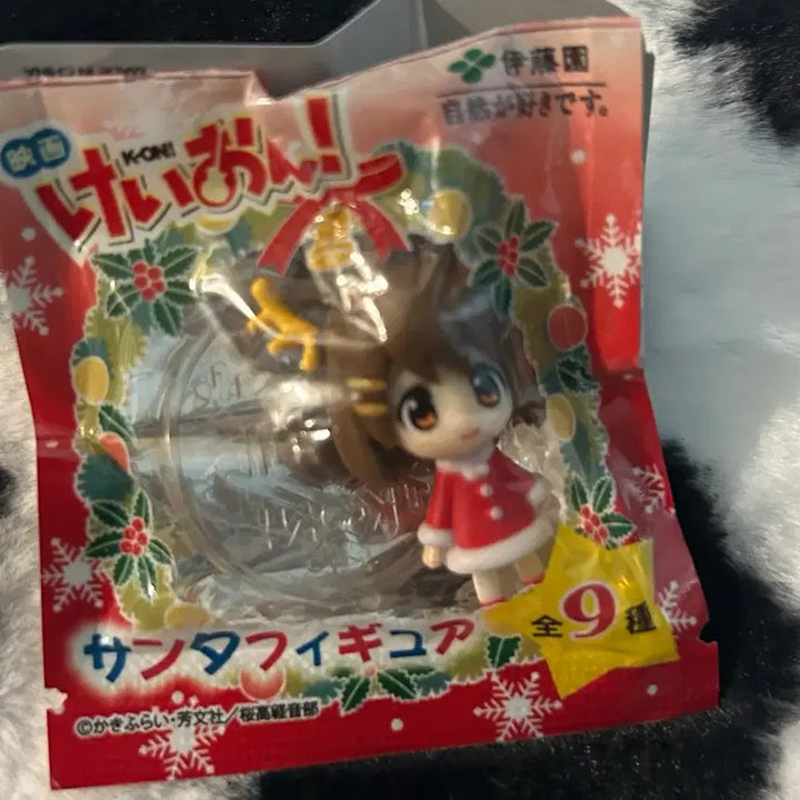 [BUNJANG] K-On! Yui Santa Lawson Mini Figure (Sealed) / 미개봉) 케이온 산타 로손 미니 피규어 유이 미소녀