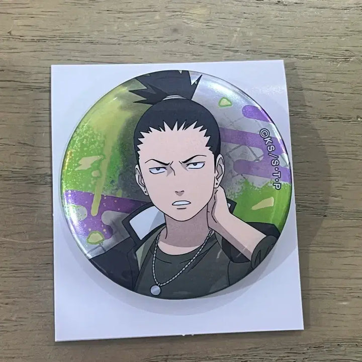 [BUNJANG] Naruto Trading Metal Can Badge Shikamaru / 나루토 트레이딩 메탈 캔 배지