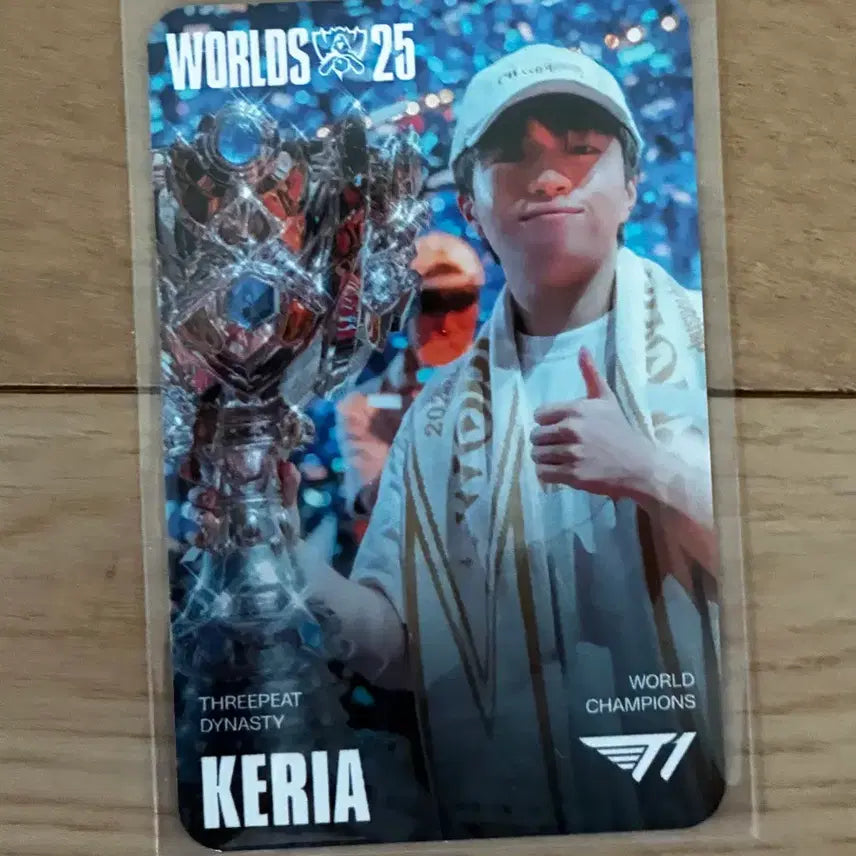 [BUNJANG] T1 Keria 2025 Worlds Champion Photocard / MSI T1 케리아 포토카드