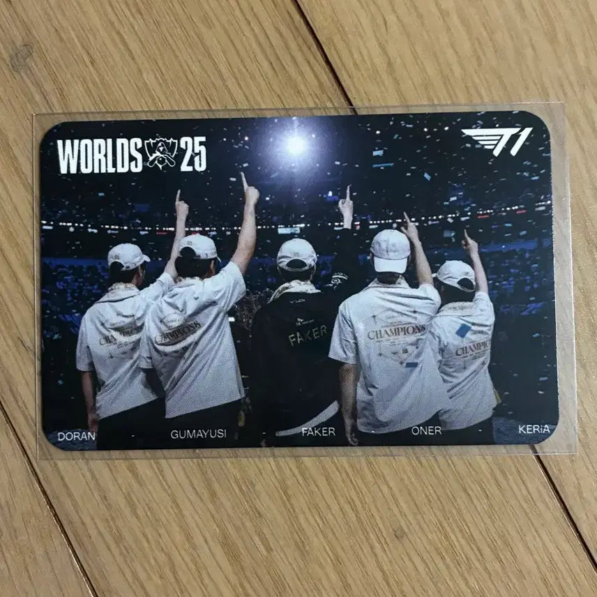 [BUNJANG] T1 2025 Worlds Championship Photocard / MSI T1 단체 포토카드 티원
