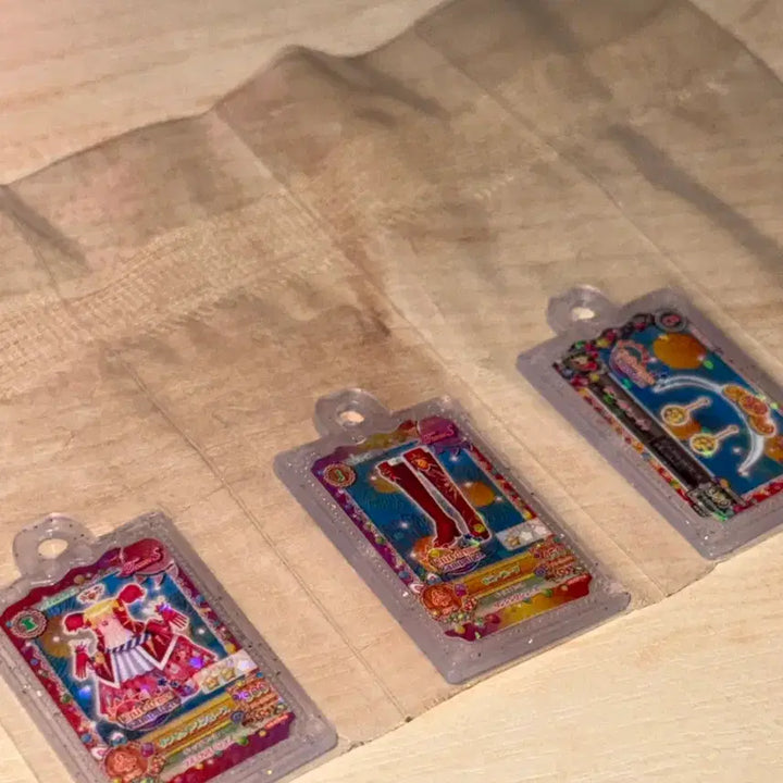 [BUNJANG] Aikatsu! Card Gacha Keychain Set / 아이엠스타 아이카츠 카드 가챠 키링