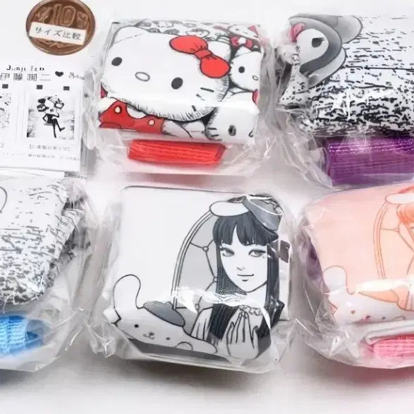 [BUNJANG] Junji Ito x Sanrio Collaboration Tote Bag Shoulder Bag Eco Bag / 일본 이토준지 산리오 콜라보 토트백 숄더백 에코백 가챠