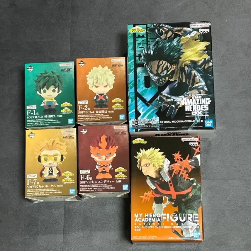 [BUNJANG] My Hero Academia Sealed Bundle Set Figures / 미개봉 나의 히어로 아카데미아 피규어 일괄