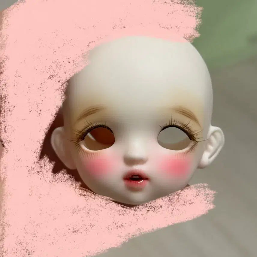 [BUNJANG] Chicabi Cheese White Resin Doll Head / 구체관절인형 치카비 미백 치즈 올해분 헤드 판매