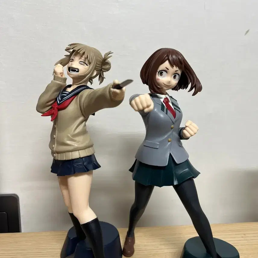 [BUNJANG] My Hero Academia Ochaco Uraraka &amp; Himiko Toga Glitter Glamours Figure Bundle Set / 일괄] 나히아 히로아카 글리터 글래머스 우라라카 오챠코, 토가 피규어